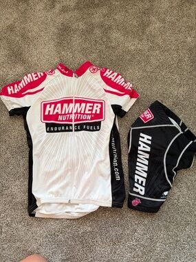 Hammer Nutrition Womens Race Jersey & Bike Shorts Performance triathlon/cycling